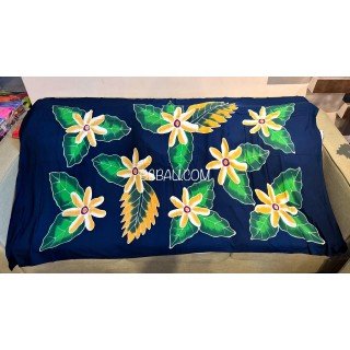 Best Quality Rayon Sarong Hand Painted Flower Design Handmade In Bali